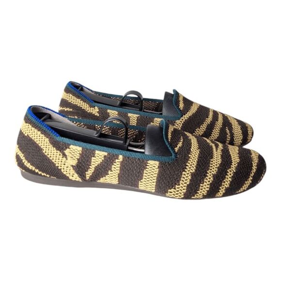 ROTHY'S  The Loafer In Chai Zebra Size 8 - Picture 3 of 10